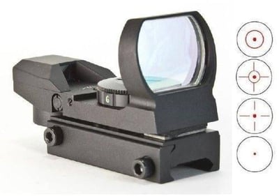 NcStar Global Sportsman Tactical Combat Military 4 Reticle Red Dot Tubeless Open Reflex - $13.08 shipped (Free S/H over $25)