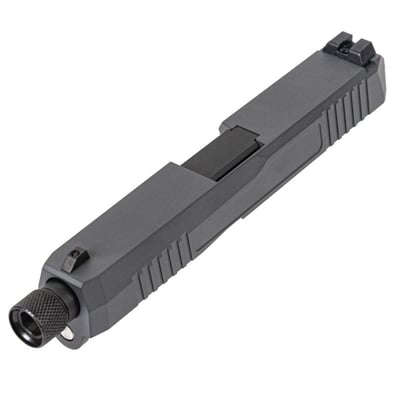 PSA Dagger Complete Slide Assembly with Threaded Barrel, Extreme Carry Cut, Gray - $159.99