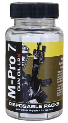 M-Pro 7 Gun Oil LPX Disposable 2-cc Pillow Packs (Pack of 10) - $9.99 (Free S/H over $25)