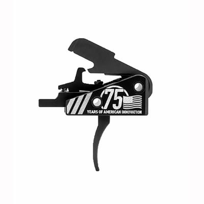 TIMNEY - AR-15 75th Anniversary Curved Drop-In Trigger 3lb - $159.83 after code "WLS10"