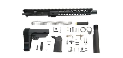 PSA 10.5" Carbine-Length 5.56 NATO 1/7 Nitride 12" Slant M-Lok MOE EPT SBA3 Pistol Kit - 5165448877 - $459.99 