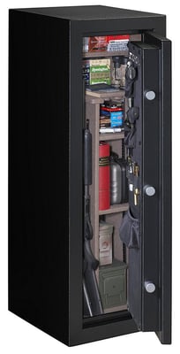 Stack-On A-18-MB-E-S Armorguard 18-Gun Convertible Safe with Electronic Lock, Matte Black - $578.99