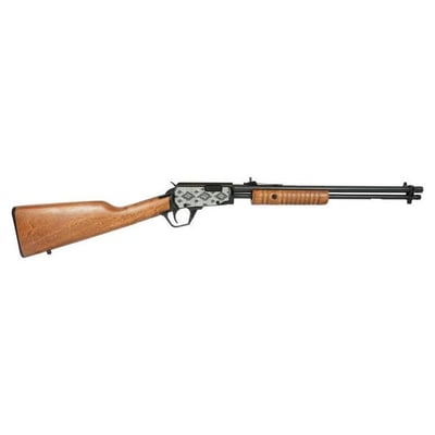 ROSSI Gallery 22LR 18in 15rd BK/HW Pump Action Rifle (RP22181WD-EN17) - $229.99 