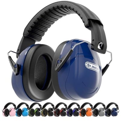 Dr.meter Ear Protection Ear Muffs, 31dB Noise Cancelling Headphones for Shooting Gun Range with Adjustable Headband, Noise Reduction Earmuffs for Adults Kids Autism Sensory, Yard Work, Mowing - $9.99 + FREE Shipping