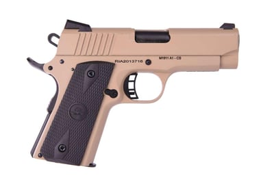 Rock Island M1911 CS 9mm FDE 3.5" 8 Rnd - $353.90 