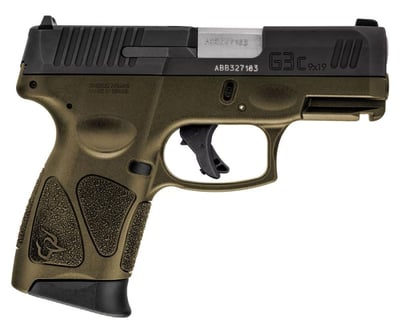 Taurus G3C 9mm Pistol, Midnight Bronze/Black - $249.99
