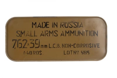 TulAmmo 7.62x39mm 122gr Hollow Point Ammo - Case of 640 - $189.99
