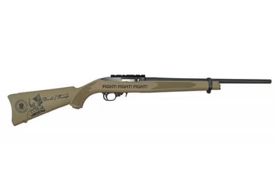 Ruger 10/22 22LR Semi-Auto Rifle with FDE Colored-Trump Fight Stock - $319.99 (Free S/H on Firearms)