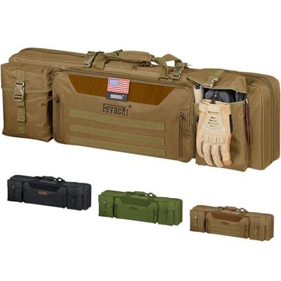 Feyachi Soft 42 inch Backpack Case MOLLE System Backpack for Storage Transportation Great (Khaki) - $62.98 + FREE Shipping