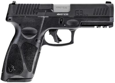Taurus G3 9mm 4" Barrel 17Rnd Steel Sights Black - $219.98
