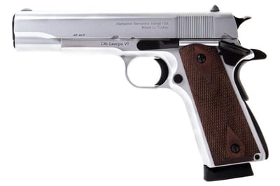 Century Arms Centurion 11 1911 45 ACP 5.01" 8-Rd Semi-Auto Pistol with Chrome Finish - $334.99  (Free S/H on Firearms)