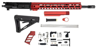 PSA 16" 5.56 NATO 1:7 Midlength Nitride 13.5" Lightweight M-Lok MOE EPT Rifle Kit, RED - $519.99 + Free Shipping
