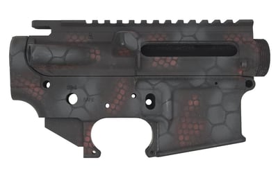 Daniel Defense DDM4 Red Crocodile Striped Receiver Set - $395 