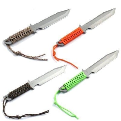 ASR Outdoor 11" Full Tang Survival Knife & Fire Starter (3 Colors) - $9.99 + Free Shipping (Free S/H over $25)