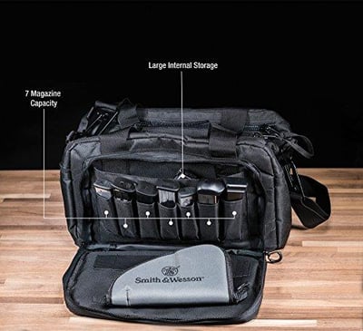 Smith & Wesson M&P Recruit Tactical Range Bag with Weather Resistant - $39.81 (Free S/H over $25)