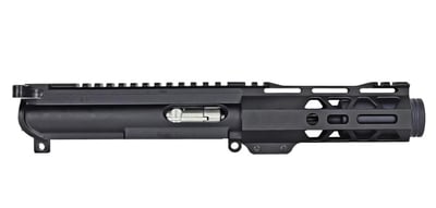 RTB Complete 4.5" .22LR Upper Receiver Black 5.5" M-LOK Flash Can With BCG & CH - $354.95 