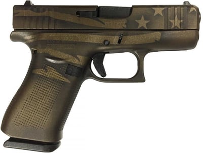 Glock 43 Midnight Bronze Battleworn 9mm 3.39" Barrel 6-Rounds - $589.99 ($9.99 S/H on Firearms / $12.99 Flat Rate S/H on ammo)