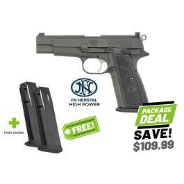 FN High Power 9mm 4.7" 17+1 + 2 MAGS FREE - Add to Cart for Best Price 