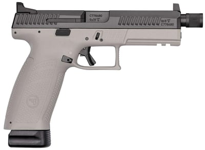 CZ P-10 Suppressor Ready 9mm Luger 4.50" 10+1 Gray Gray Polymer Grip - $406.74 