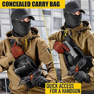 M-Tac Tactical Shoulder Chest Pack with Sling CCW Handgun (11 Colors) - $26.95 + FREE Shipping