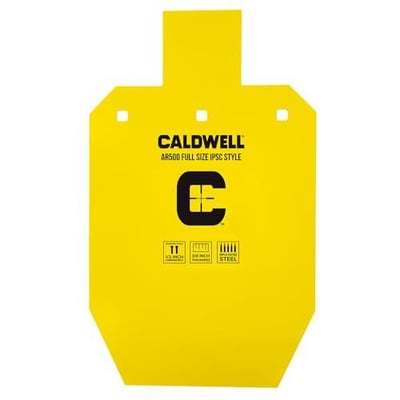 Caldwell High Caliber AR500 Steel Targets 3/8 Inch Thickness, Rifle Rated for Precision Shooting and Target Practice with Hanging Options (Sold Separately) - $109.99 + FREE Shipping
