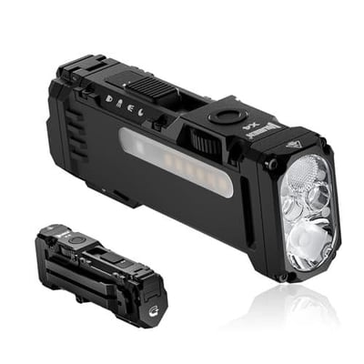 WUBEN X4 EDC Flat Flashlight with RGB Light, 1500 Lumens Mini Flashlight with Tactical Switch and Magnetic, IP68 Portable Pocket Clip USB C Flash Light for Camping, Checking, Emergencies - $38.99 + FREE Shipping