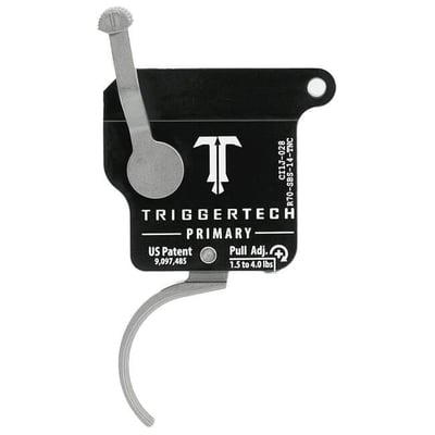 TriggerTech Rem 700 Clone Primary Curved Clean SS/Blk Single Stage Trigger - $126.16 (price in cart) (Free Shipping over $250)
