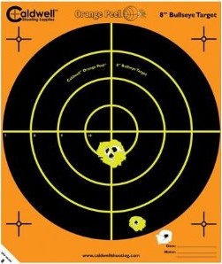 Caldwell Orange Peel 8" Bulleye Targets, 25 count for $9.99 - $9.99