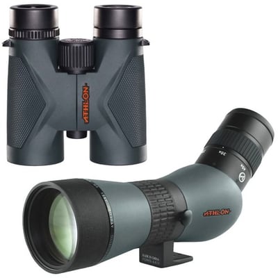 Athlon Optics Midas 8x42 Binoculars & Ares 15-45x65 ED Spotting Scope - $589.99