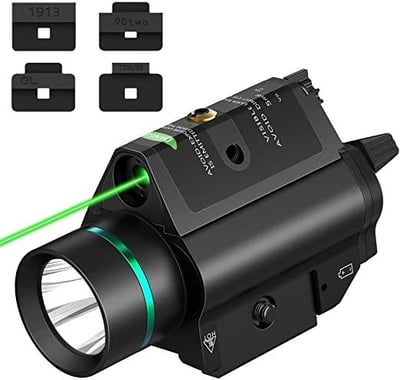 EZshoot Pistol Green Laser And Flashlight w/4 Adapters - $41.99 w/code "EZLIGHT30" (Free S/H over $25)