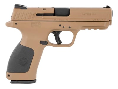 EAA 390110 Girsan MC28SA 9mm Luger 4.25" 15+1 Flat Dark Earth Black Interchangeable Backstrap Grip - $205.70 (e-mail price) 