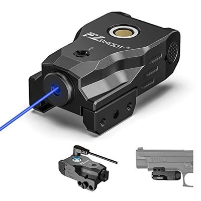 EZshoot Tactical Green Red Blue Laser Sight Picatinny Weaver Rail Mount Magnetic USB Rechargeable - $26.99 w/code "XCAYI35G" (Free S/H over $25)