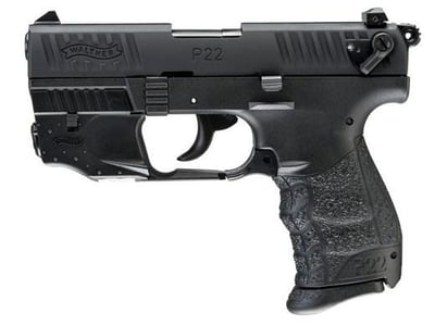 Walther P22Q 22LR 3.4" 10 Rnd w/Laser Set - $349.99 (Free S/H on Firearms)