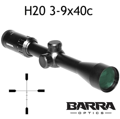 Barra 3-9x40mm Rifle Scope (H20 3-9x40c) - $51.99 w/code "3Y2R2MLE" + free shipping