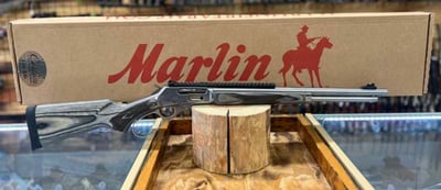 NEW Cnc Firearms CNCMAR4570 Marlin 1894 Grizzly 45-70 Gov 19" Polished Threaded Barrel Stainless Steel Barrel Polished Engraved With Grizzly Stainless Steel Receiver With Picatinny Rail Receiver Gray Fixed Laminate Stock 1of 300 made - $2099.99