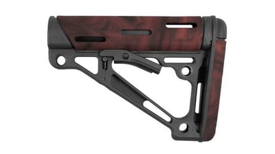 Hogue AR15/M16 OverMold Collapsible Buttstock, Fits Comm. Buffer Tube, Red Lava Rubber - $49.99 w/code "GUNDEALS" (Free S/H over $49 + Get 2% back from your order in OP Bucks)