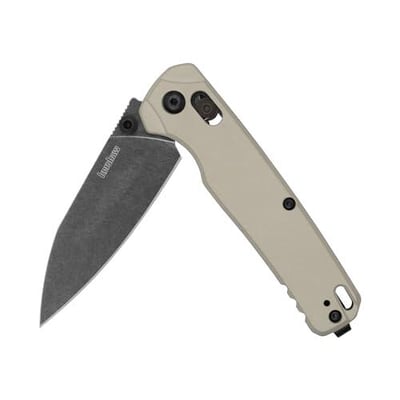 Kershaw Bel Air Pocket Knife, Bright Nickel, 3.1 Inch Stainless Steel Reverse Tanto Blade, EDC with Assisted Opening, Reversible Carry, USA Made, Everyday Carry Pocket Knife for Men and Women - $112.47 + FREE Shipping
