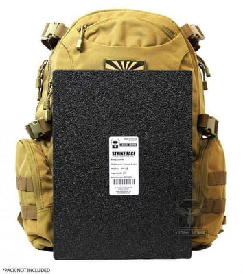 AR500 Level III BackPack Armor 9.5" x 13" PAXCON Line-X Build Up - $68.99 ($4.99 S/H over $125)