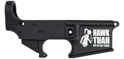 "Hawk Tuah" Limited Edition AR15 Anodized 80% Lower Receiver - Fire / Safe Engraving - Optional Engravings - $45.99 after Code: DOGDAYS10 