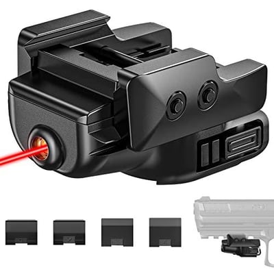 EZshoot Pistol Red Laser Sight Low Profile 20mm Picatinny Weaver Rail Mount - $16.49 w/code "EX3WT2XK" (Free S/H over $25)