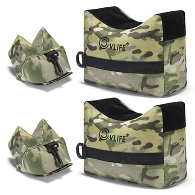 CVLIFE Unfilled Shooting Bag, Front & Rear with 600D Oxford Cloth Material 2PC - $8 w/code "DZ4CPREQ" (Free S/H over $25)