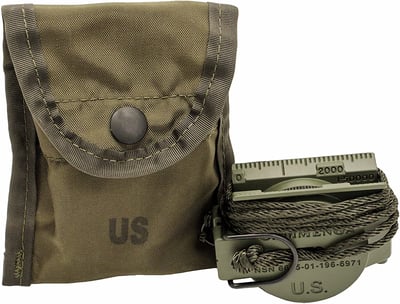 Cammenga Official US Military Tritium Lensatic Compass, Olive Drab Accurate Waterproof Hand Held Compasses with Pouch - $86.90 (Free S/H over $25)