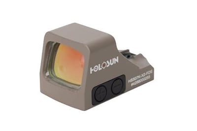 Holosun Multi-Reticle 2 MOA Dot & 32 MOA Circle Open Reflex Pistol Sight - Durable Shake-Awake Parallax-Free Aluminum Sight for Subcompact FDE Handguns - $295.99 + FREE Shipping