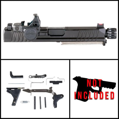 DTT 'Oiseau w/Red Dot' 9mm Full Pistol Build Kit (Everything Minus Frame) - Glock 19 Gen 1-3 Compatible - $319.99 (FREE S/H) 