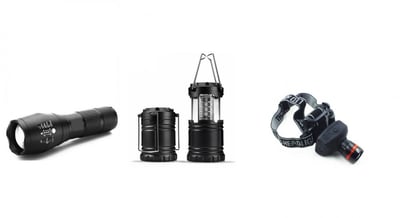 ARMY GEAR Ultimate Tactical LED Bundle - Tactical Flashlight + Tactical Lantern + Tactical HeadLamp - $19.99 ($6 flat S/H or Free shipping for Amazon Prime members)