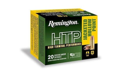 Remington HTP Handgun Ammuntion 9mm Luger(+P) 115gr JHP 1250 fps 20/ct - $9.99 