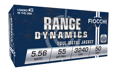 Fiocchi Shooting Dynamics 5.56x45 55 gr FMJBT 50 Rounds Ammunition - 556M193L - $20.99 