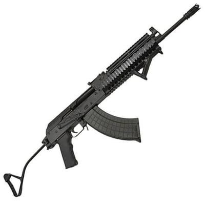 I.O Inc. M214 AK-47 7.62x39 16" 30 Rnd Syn Folding Stock Full Length Quad Rail Phantom Flash Hider - $670.99 (Free S/H on Firearms)