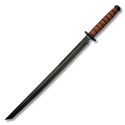 Rite Edge SD 27.5" Combat Sword Stacked Leather Handle - $19.99 (Free S/H over $95, excl. Ammo, Flamm.)