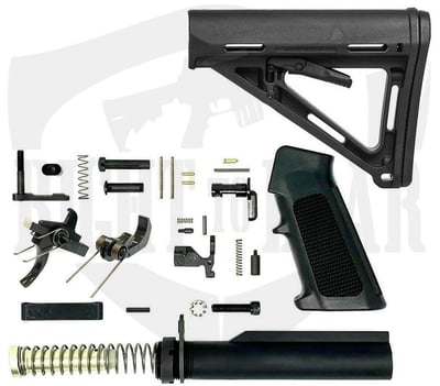 Complete Lower Parts Build Kit Magpul MOE Stock - $89.43